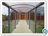 cobertura com fechamento em vidro